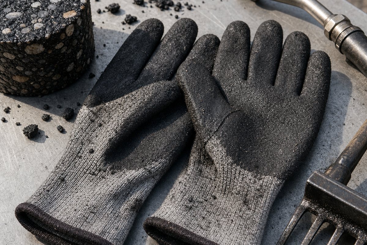Asphalt Paving Gloves: Sourcing for Hot Mix, Tack Coat and Abrasion
