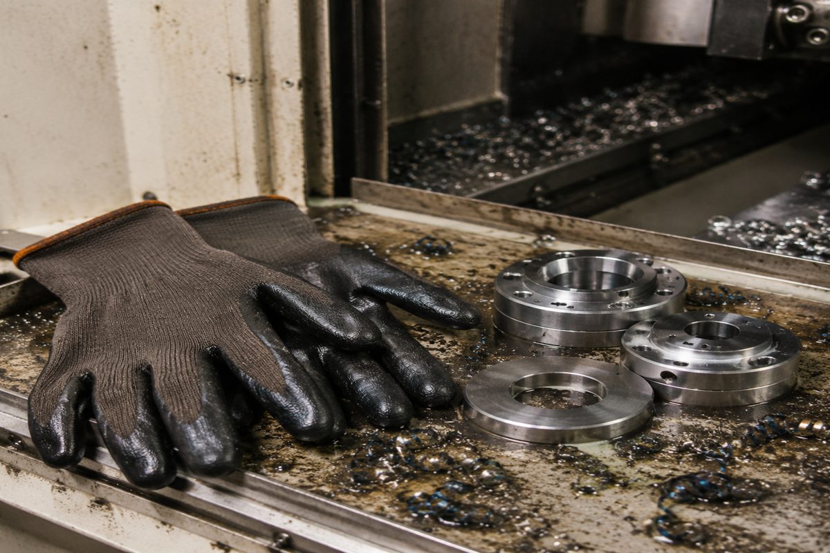 CNC Machining Coolant Gloves: Sourcing Specs for Swarf, Oil and Grip