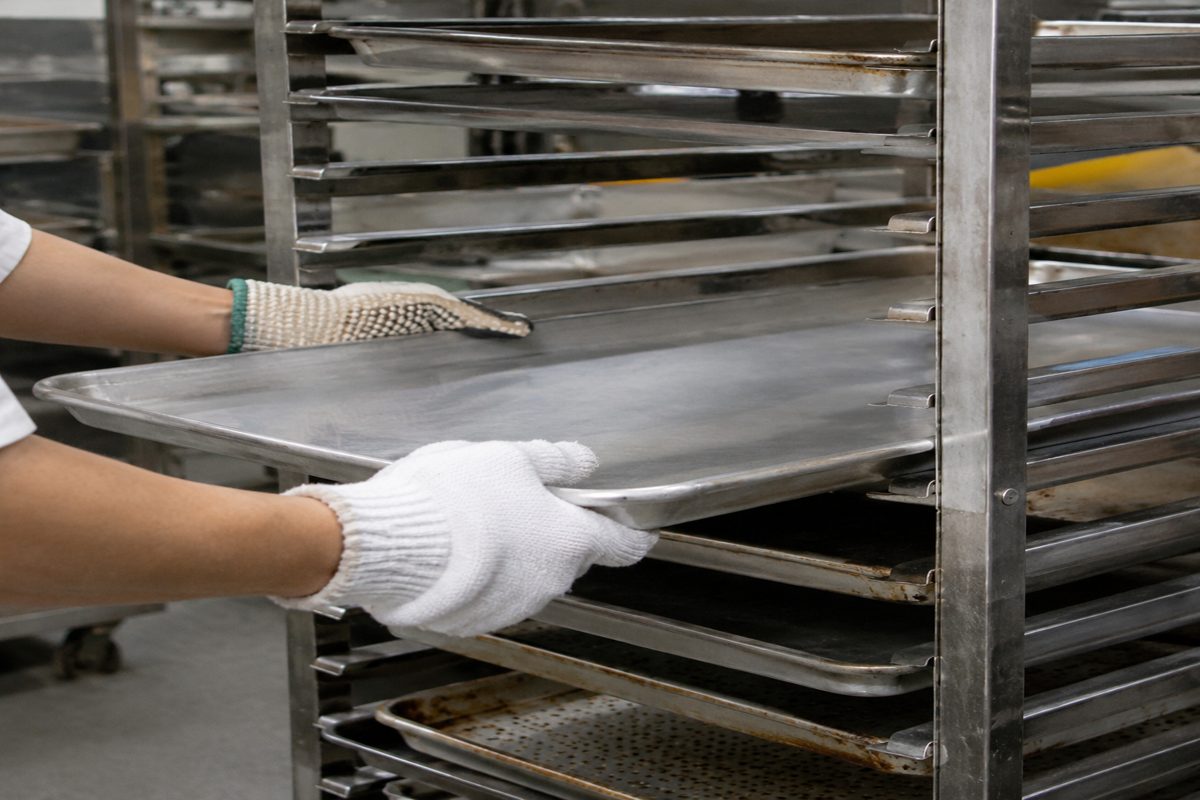 Commercial Bakery Gloves for Hot Trays, Dough Rooms and Washdown Lines
