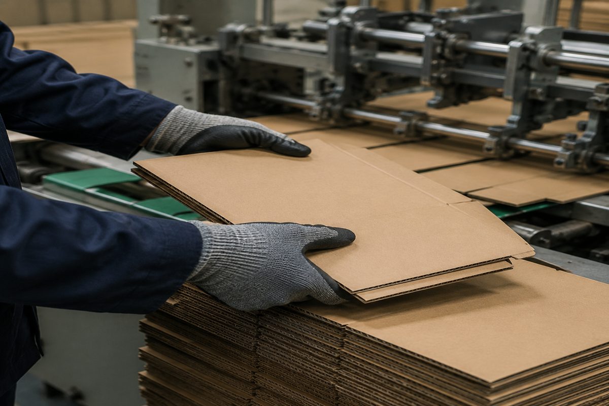 Corrugated Box Plant Gloves: Paper Cut Control from Wet End to Strapper