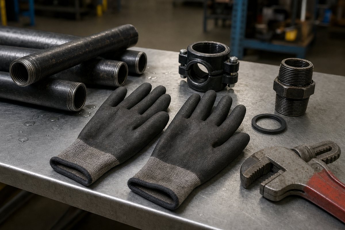 Fire Sprinkler Installer Gloves: Evidence Checks for Pipe, Grip and Cut Risk