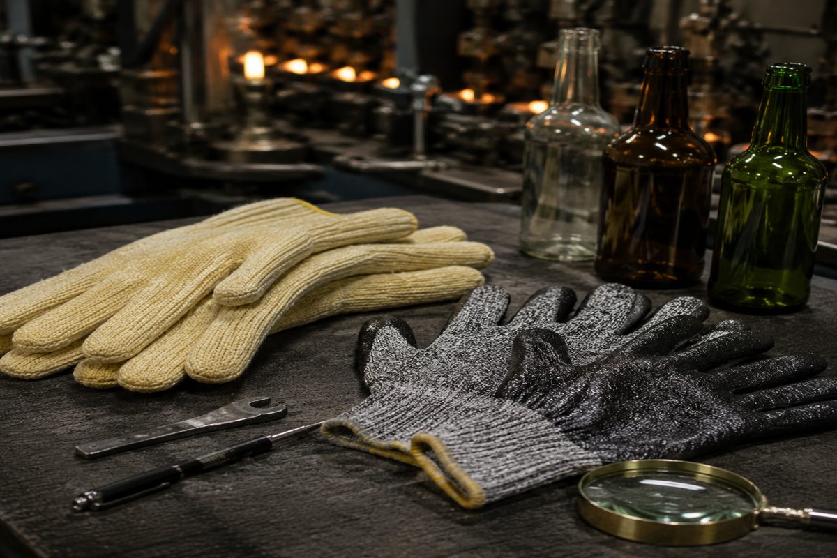 Sourcing Gloves for Glass Bottle Plants: Hot End, Cold End and Cut Risk