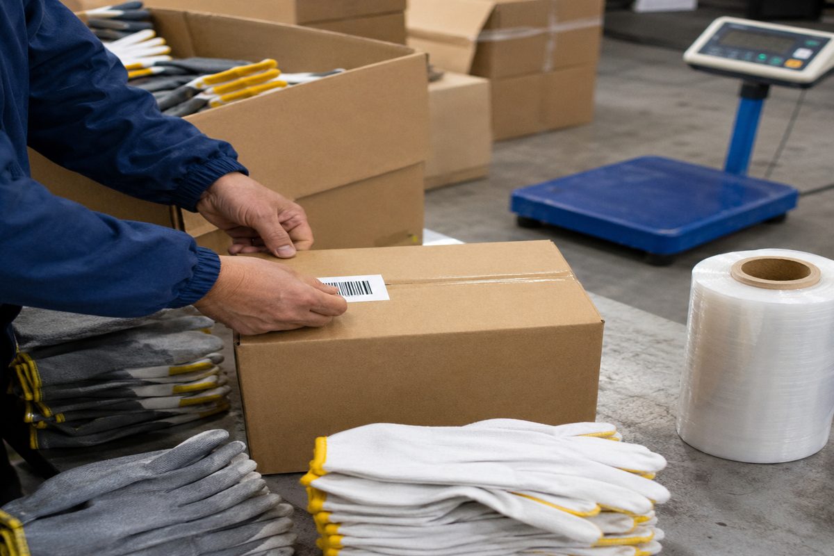Glove Carton Labels, Barcodes and Pallet Specs for Import-Ready Orders