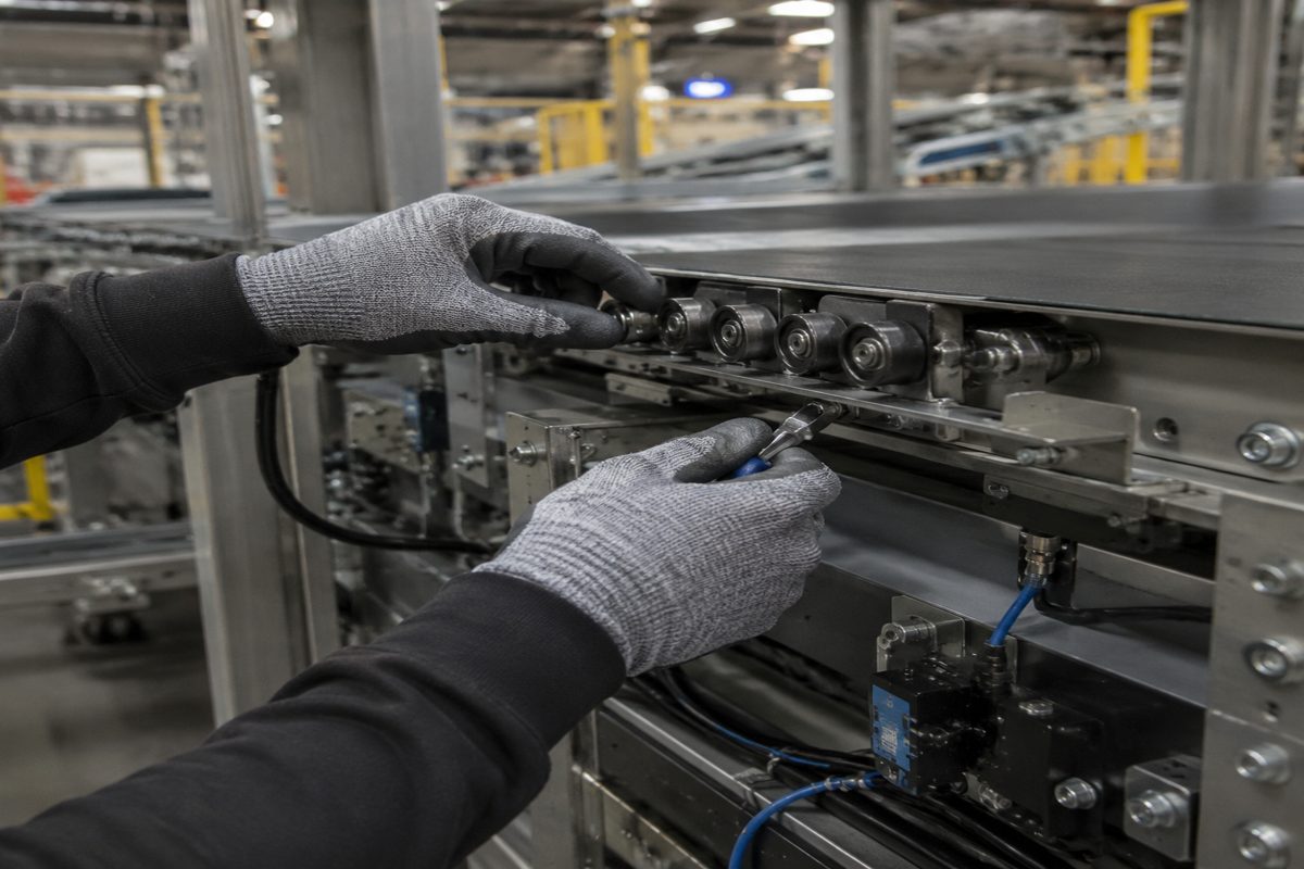Sourcing Gloves for Automated Warehouse Maintenance on Conveyors and Sorters