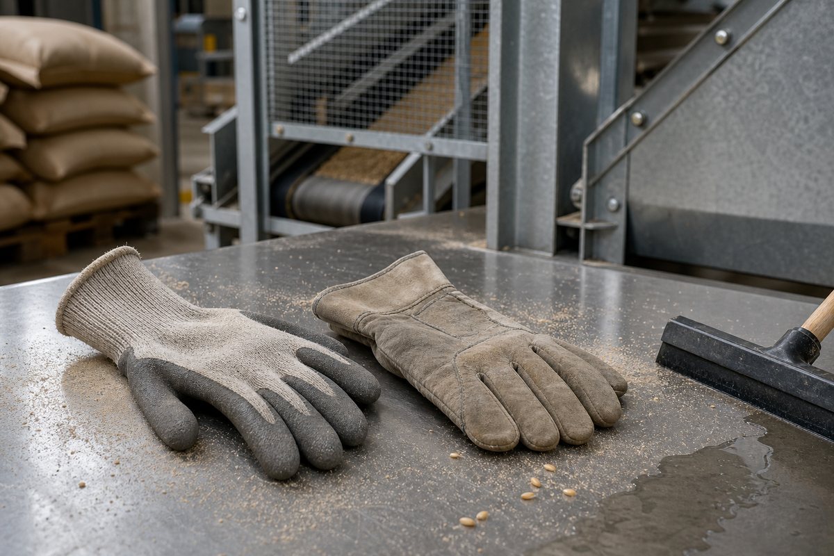 Grain Elevator Work Gloves: Evidence Checks for Dust, Grip and Machinery