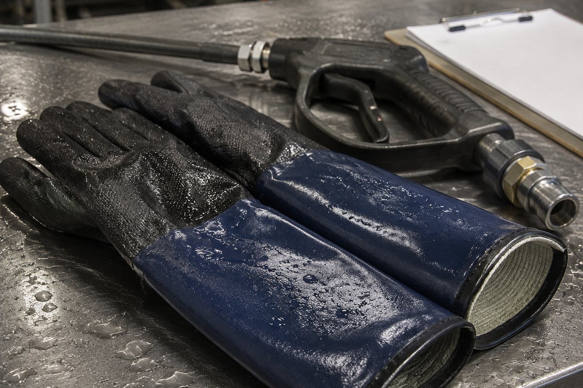 High-Pressure Water Jetting Gloves: Evidence Checks for B2B Buyers