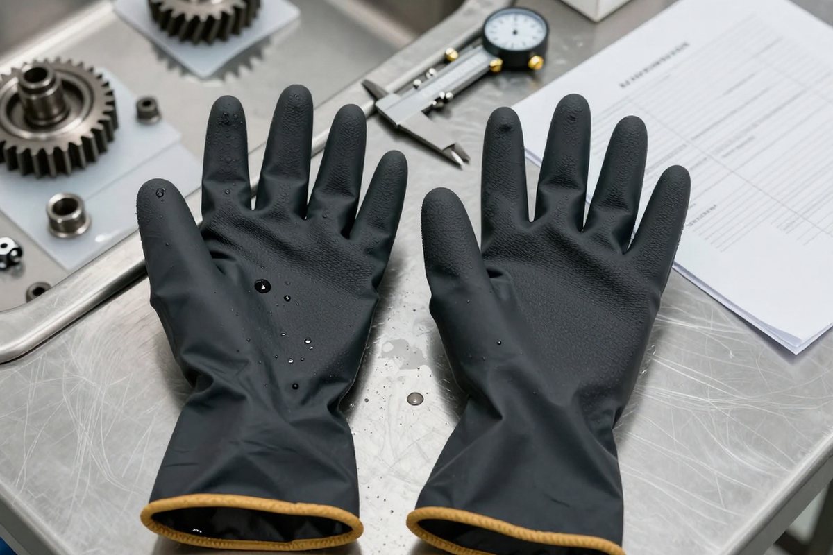 Parts Washing Gloves: Evidence Checks for Solvent, Detergent and Grip
