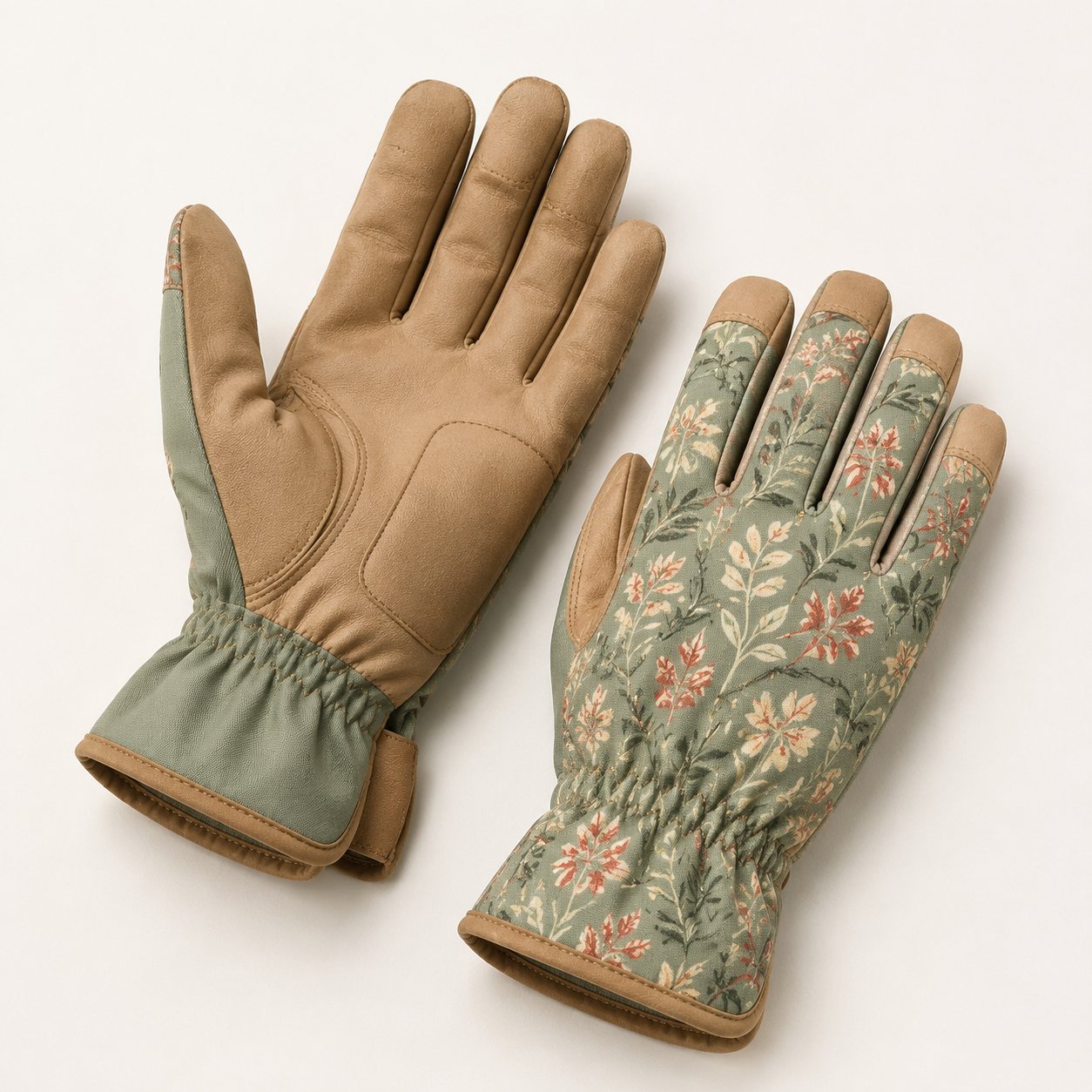 Womens floral garden glove