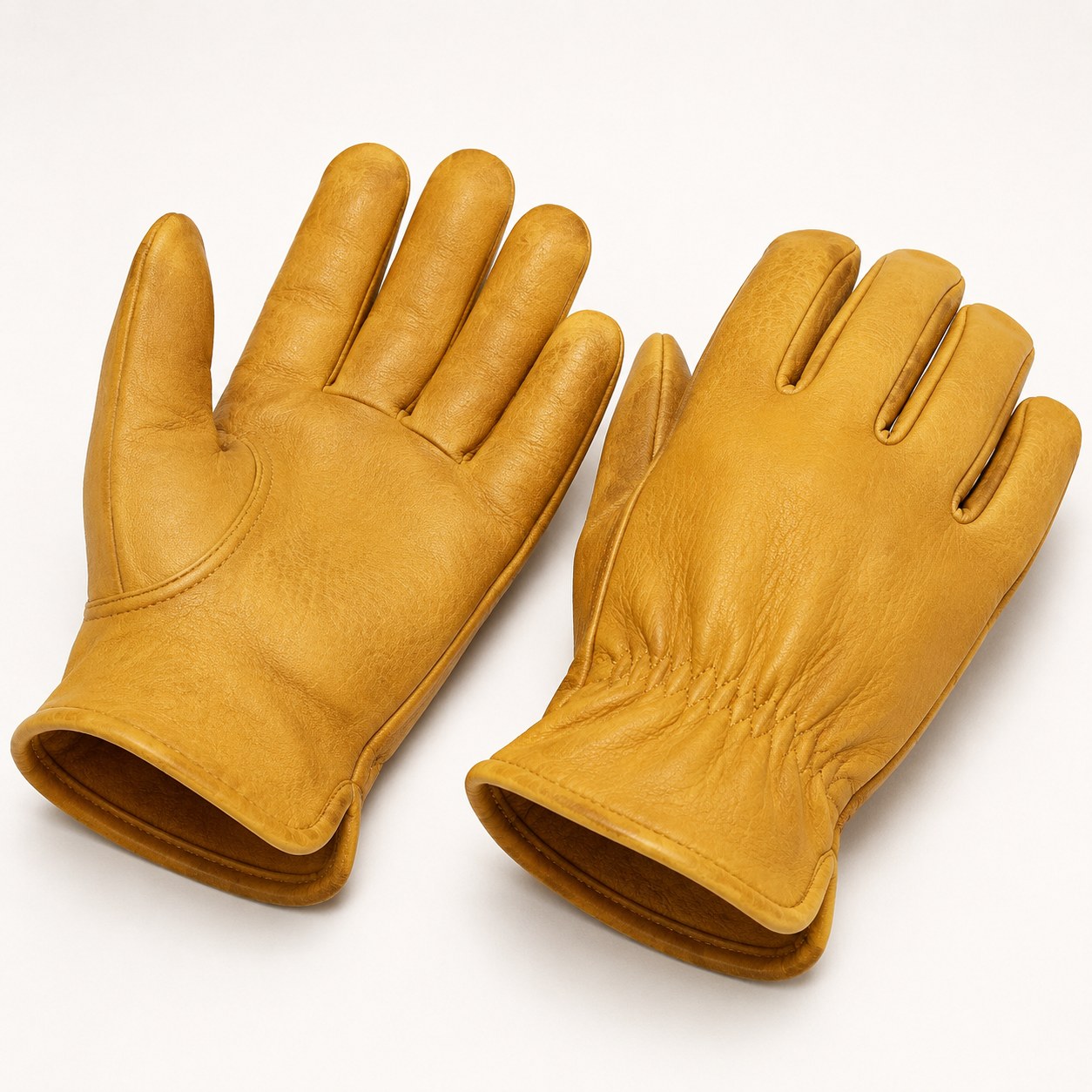 Grain leather driver work glove