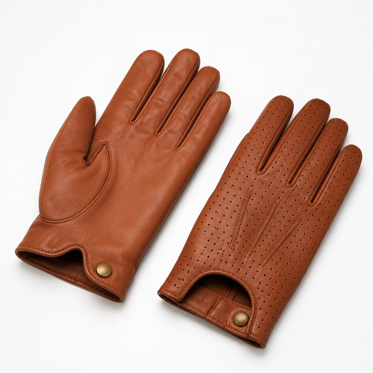 Lambskin driving glove