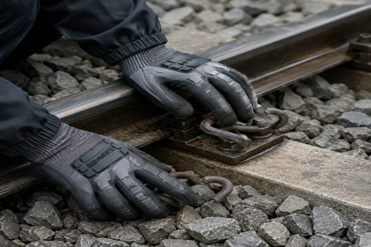 Railway Track Maintenance Gloves: Specifying Grip, Cut and Impact Protection