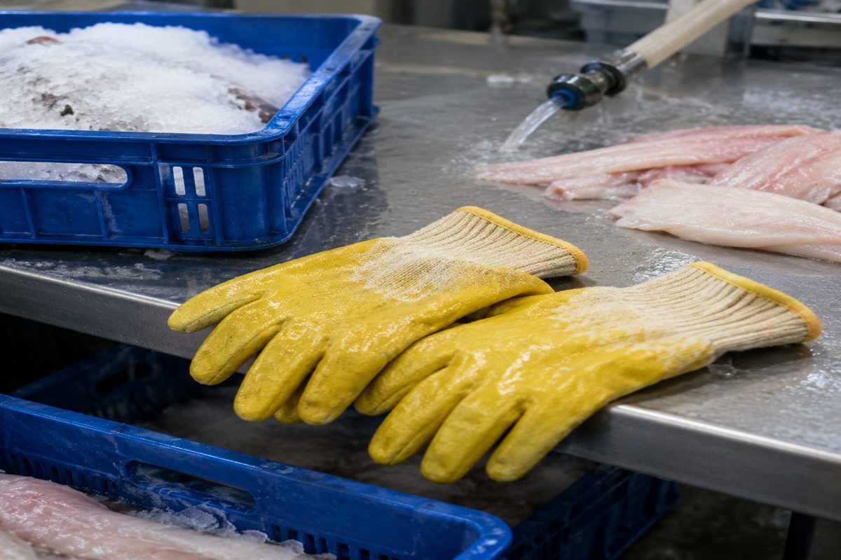 Seafood Processing Gloves: Wet Grip, Cut Risk and Cold-Rinse Sourcing