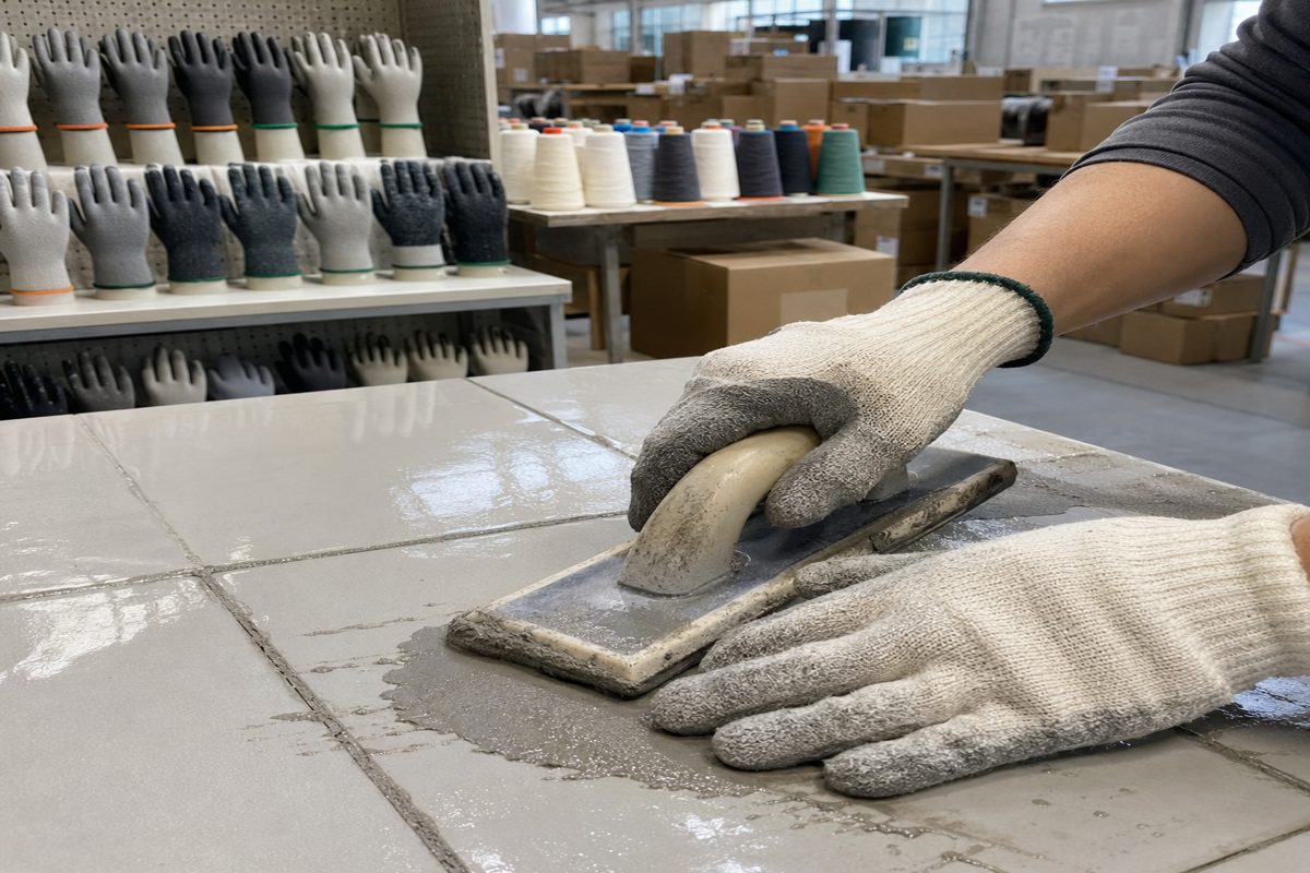 Sourcing Gloves for Ceramic Tile Grouting and Epoxy Jointing Work