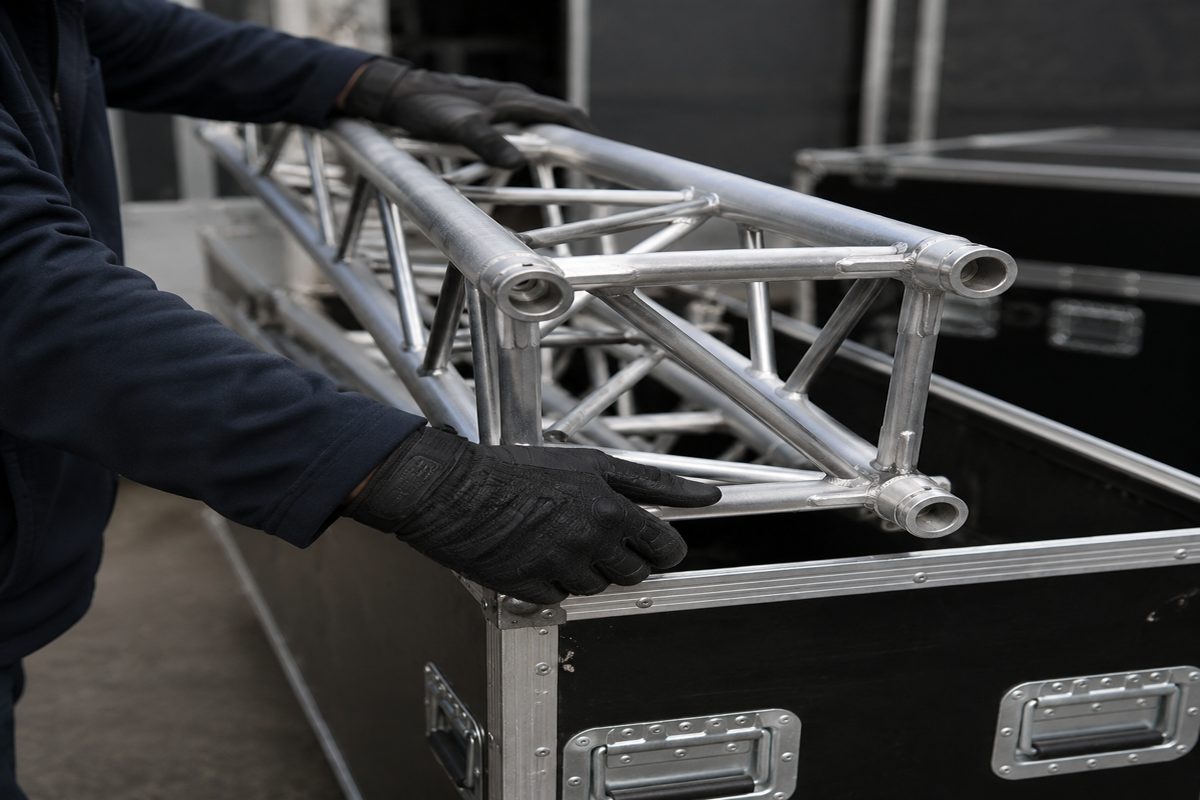 Stage Rigging Gloves Sourcing: Truss, Cables and Flight Cases