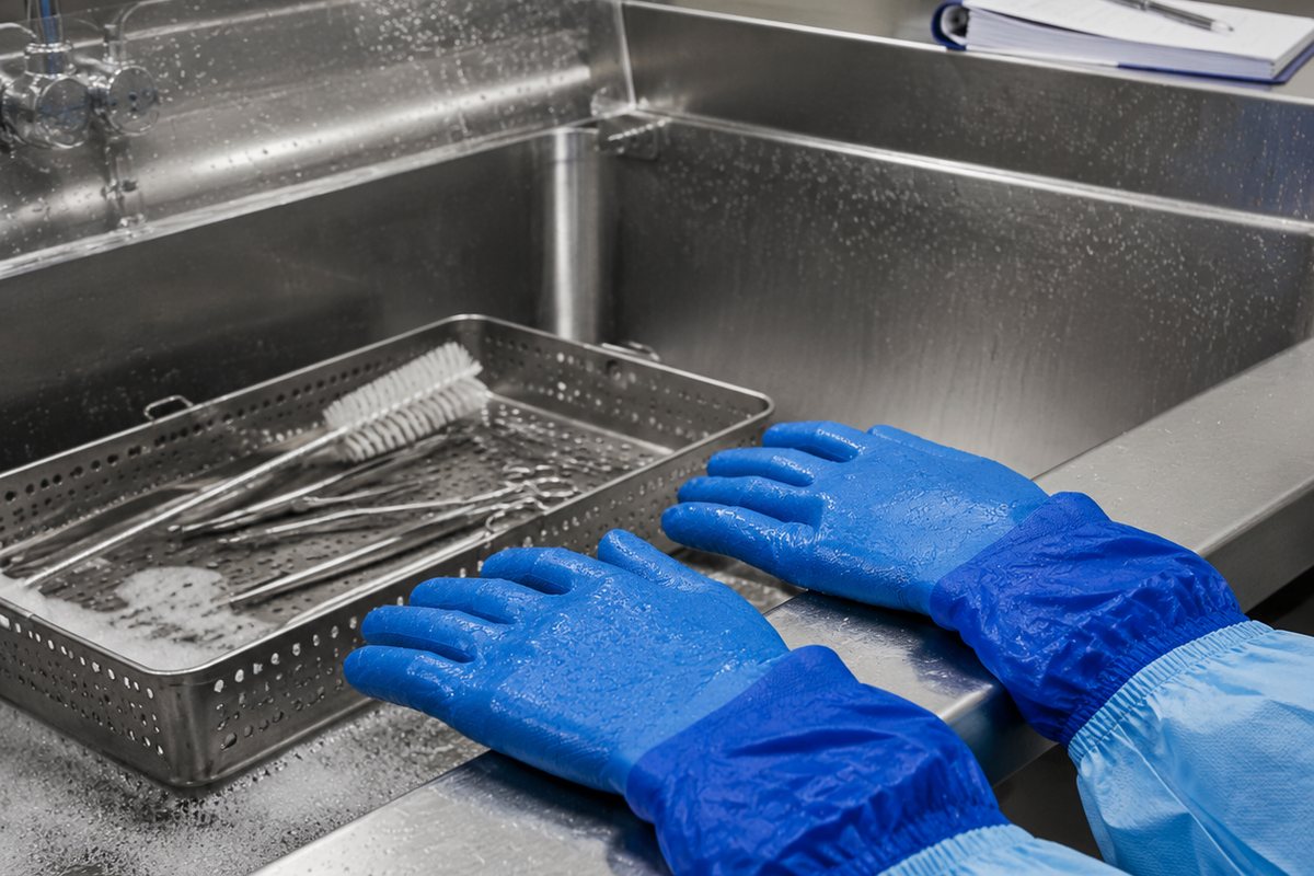 Sterile Processing Decontamination Gloves: Evidence Checks for Buyers