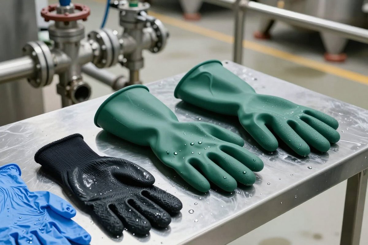 Wastewater Treatment Gloves: Evidence Checks for Chemical, Biohazard and Wet Grip